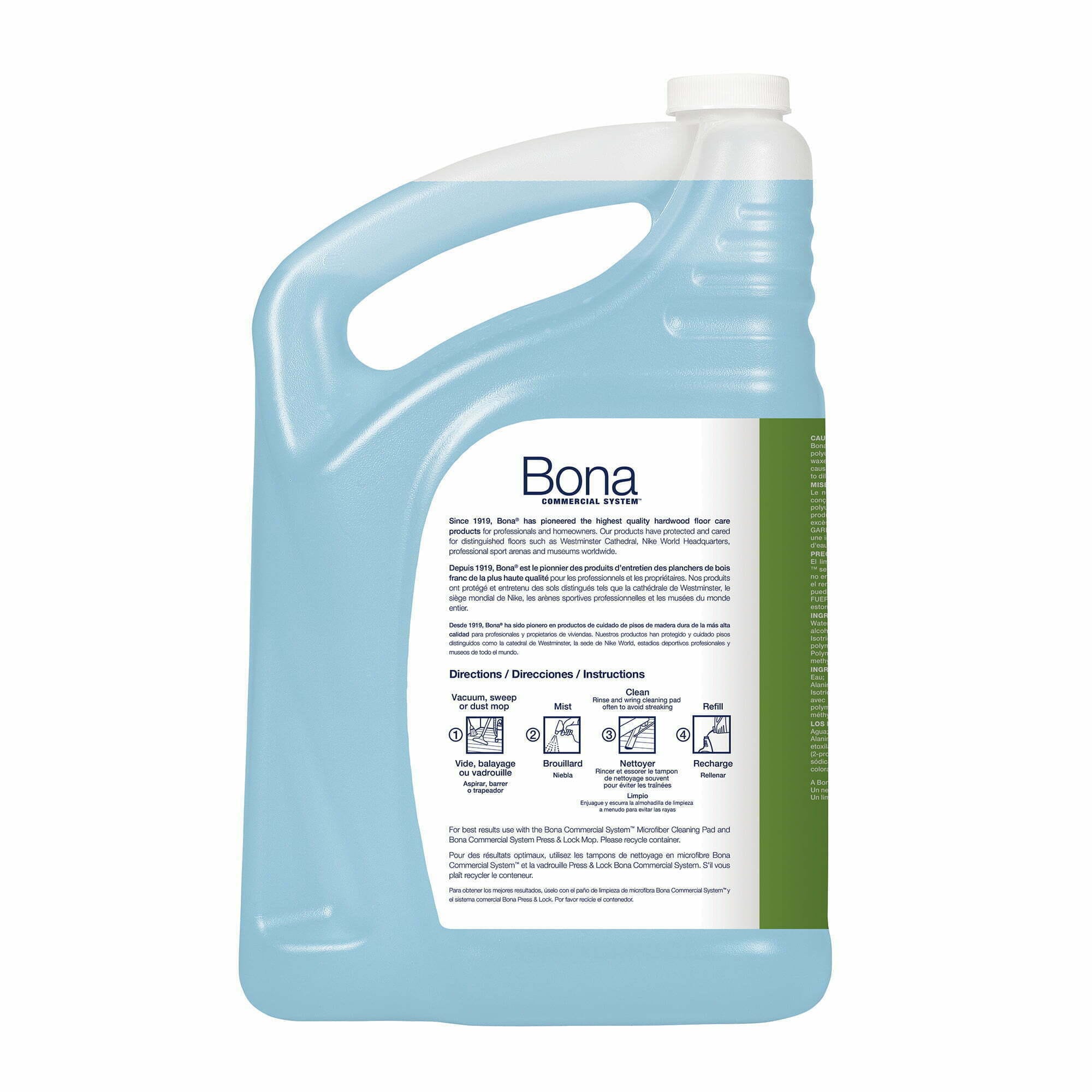 Bona Commercial System Hardwood Floor Cleaner Refill Bermuda
